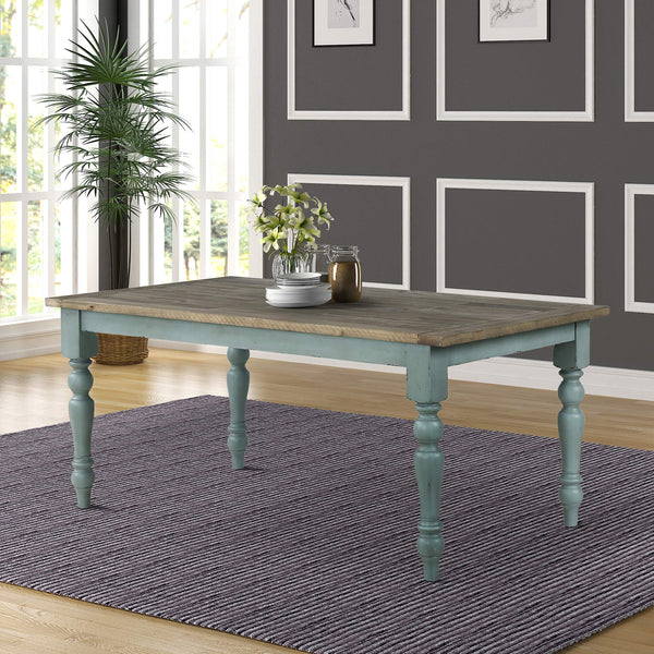 6-Piece Farmhouse Dining Set with Bench