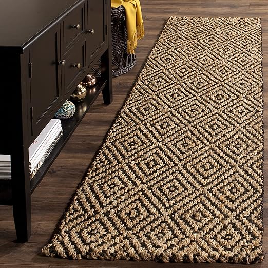 Handmade Jute Runner Rug 2'3" x 12' – Natural Fiber, High Traffic