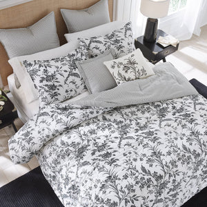 King Comforter Set – 7-Piece Reversible Cotton Bedding with Shams & Pillows