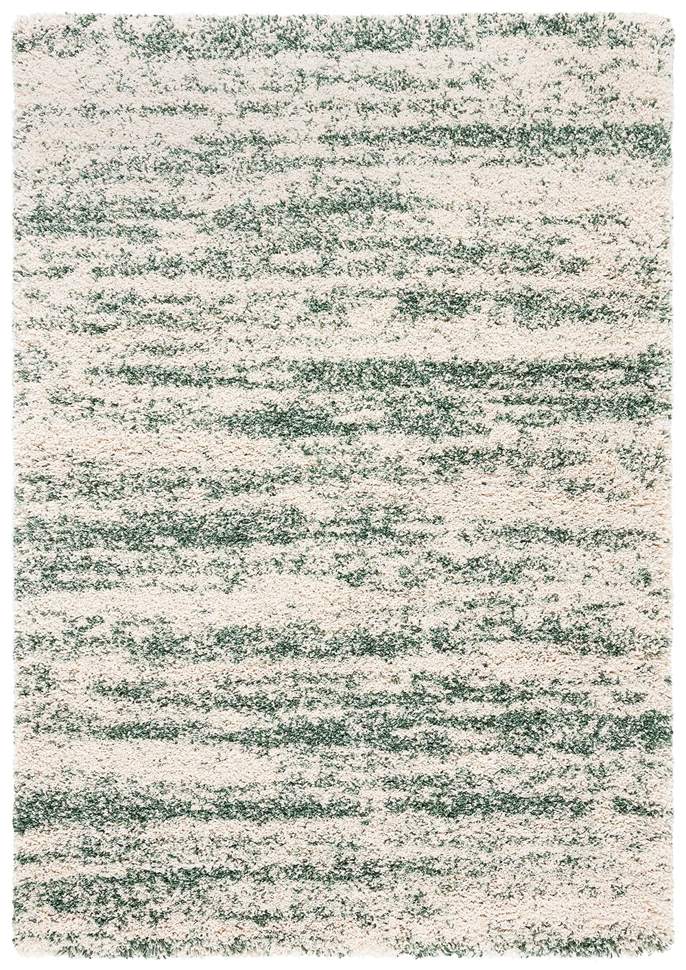 Ivory Shag Area Rug 4x6 – Plush Modern Non-Shedding Accent Rug