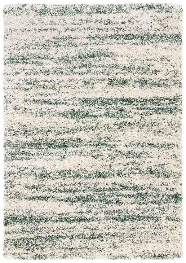 Ivory Shag Area Rug 4x6 – Plush Modern Non-Shedding Accent Rug