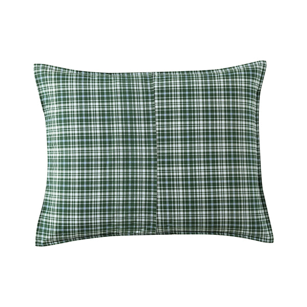 King Comforter Set 7-Piece – Floral Green Cotton Bedding