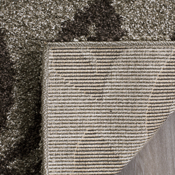 Shag Area Rug – Floral Design, Non-Shedding, 1.2-Inch Thick Polypropylene
