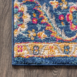 Boho Medallion Floral Area Rug 12x15 Rectangular