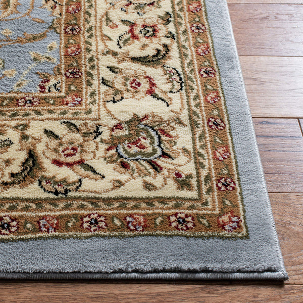 Traditional Oriental Area Rug – 5'3" x 7'6" Rectangular, Polypropylene, Machine Made