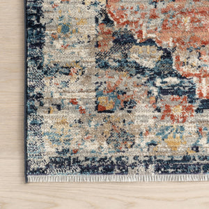 Vintage Medallion Polypropylene Area Rug