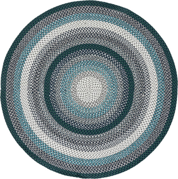 Oval Braided Area Rug 4' x 6' - Indoor Outdoor Washable