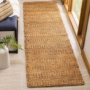 Handmade Jute & Cotton Runner Rug 2'3" x 8'