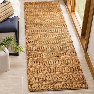 Handmade Jute & Cotton Runner Rug 2'3" x 8'
