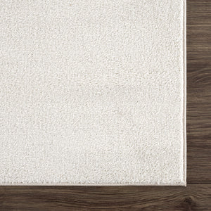 Mid-Century Contemporary Area Rug – Ivory, Beige & Blush Pink