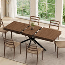 Extendable Dining Table with Hidden Leaf & Storage