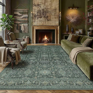 8x10 Washable Vintage Area Rug
