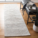 Mid-Century Modern Abstract Runner Rug 2'3" x 12'