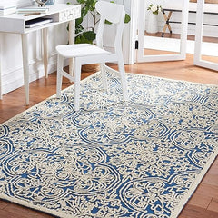 Hand-Tufted Wool Area Rug – 4x6 Rectangular