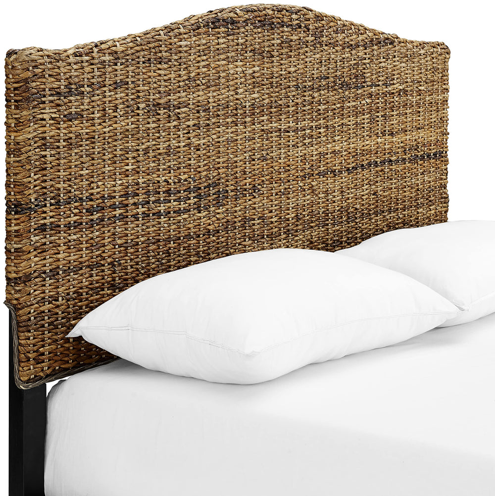 Handwoven Banana Leaf Arched Bed Headboard