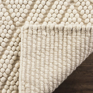 Ivory Wool Runner Rug 2'3" x 8'