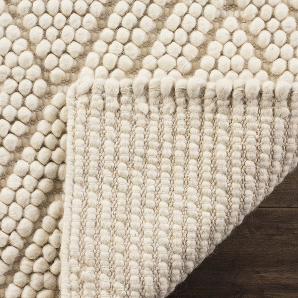 Ivory Wool Runner Rug 2'3" x 8'