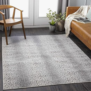 Animal Print Area Rug – Ombre Leopard Cheetah Pattern