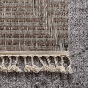 Moroccan Shag Area Rug – Geometric Diamond Trellis Design