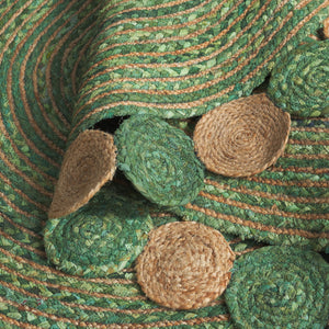Oval Braided Jute & Cotton Area Rug – 6' x 9'