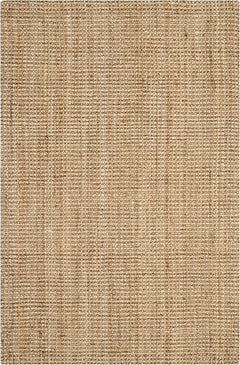 Handwoven Jute & Coir Area Rug – Natural Fiber, Farmhouse Style