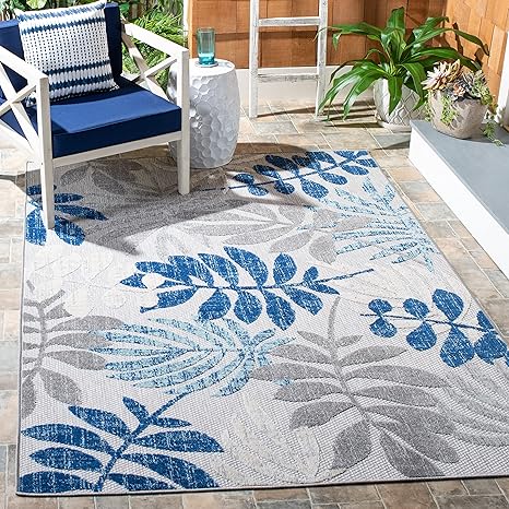 Indoor Outdoor Area Rug 8x10 – Stain Resistant, Non-Shedding, Easy Clean