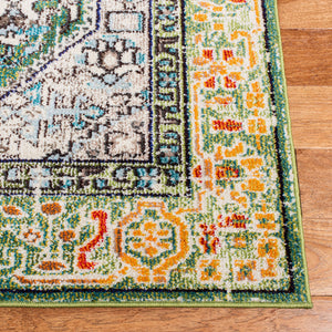 12x15 Boho Medallion Area Rug – Polypropylene, Non-Shedding, Indoor