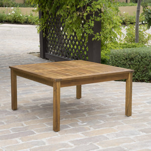 Outdoor Acacia Wood Coffee Table – Teak Finish