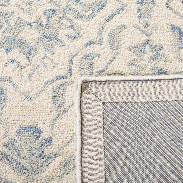 Hand-Tufted Wool Area Rug – 10' x 14' Geometric Dip Dye