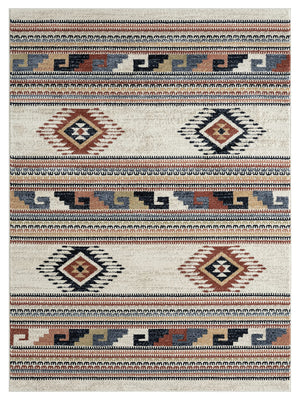 Multicolor Southwestern Tribal Area Rug