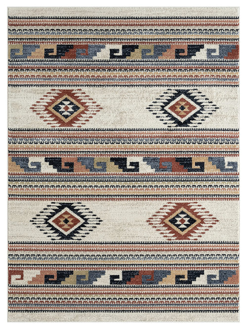 Multicolor Southwestern Tribal Area Rug