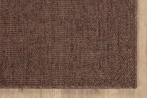 Round Jute-Style Area Rug 6ft – Brown