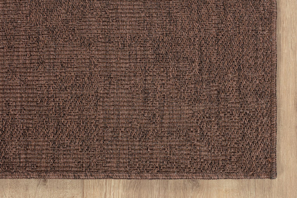 Round Jute-Style Area Rug 6ft – Brown