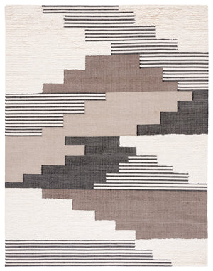 Hand-Knotted Wool Area Rug 8x10 – Tribal Southwestern Design