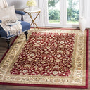 Traditional Oriental Area Rug – 5'3" x 7'6" Rectangular, Polypropylene, Machine Made