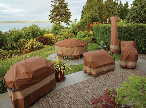Waterproof Double Wide Patio Chaise Lounge Cover