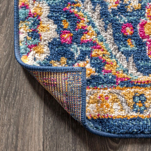 Boho Medallion Floral Area Rug 12x15 Rectangular