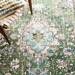 12x15 Boho Medallion Area Rug – Polypropylene, Non-Shedding, Indoor
