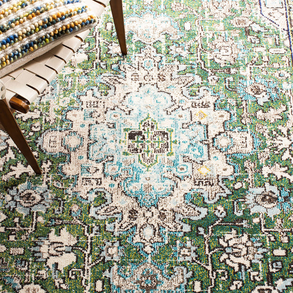 12x15 Boho Medallion Area Rug – Polypropylene, Non-Shedding, Indoor