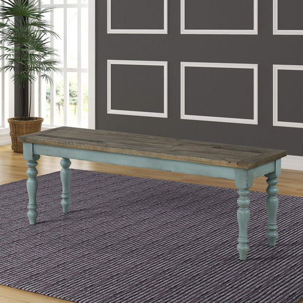 6-Piece Farmhouse Dining Set with Bench