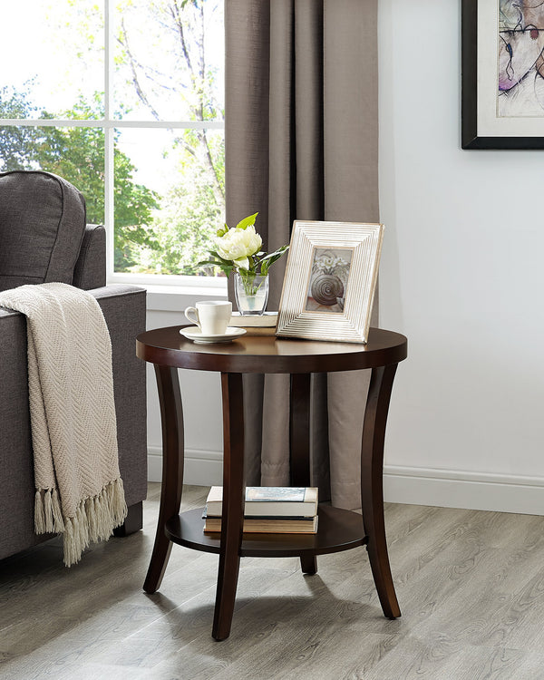 Oval Coffee Table & End Tables Set