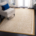 Hand-Hooked Wool Area Rug – Leopard Pattern, 6' x 9'