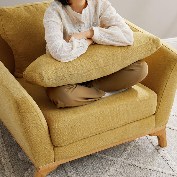 Oversized Accent Chair with Thick Cushion