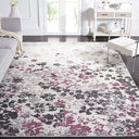 Floral Area Rug 10x14 Rectangular – Polypropylene, Non-Shedding, Indoor