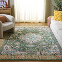 12x15 Boho Medallion Area Rug – Polypropylene, Non-Shedding, Indoor