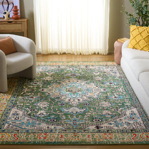 12x15 Boho Medallion Area Rug – Polypropylene, Non-Shedding, Indoor