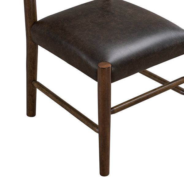 ACTU 58” Mid-Century Modern Dining Table Set for Small Spaces (Seats 4–6)