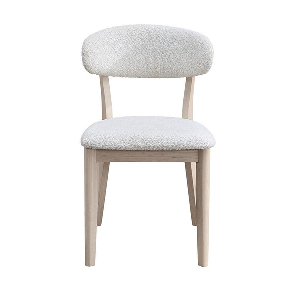 ACTU Scandinavian Dining Table Set with Upholstered Chairs for Small Spaces (Seats 4–6)