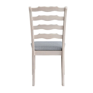 ACTU Farmhouse Dining Table Set with Upholstered Chairs for 4–6