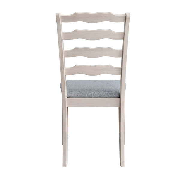 ACTU Farmhouse Dining Table Set with Upholstered Chairs for 4–6